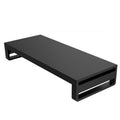 NOIRDEN Signature Monitor Riser in matte black, angled product shot on white background