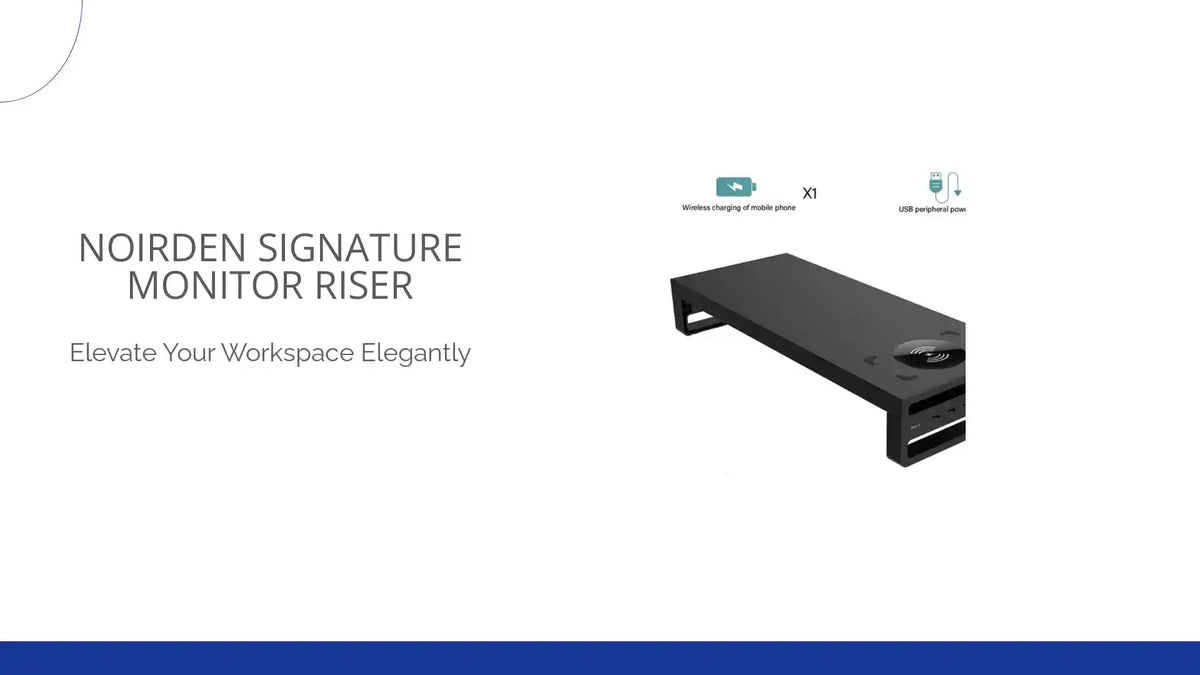 NOIRDEN Signature Monitor Riser by@Outfy